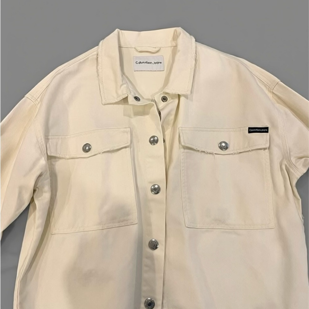 Calvin Klein Cream Jacket - Picture 2 of 7